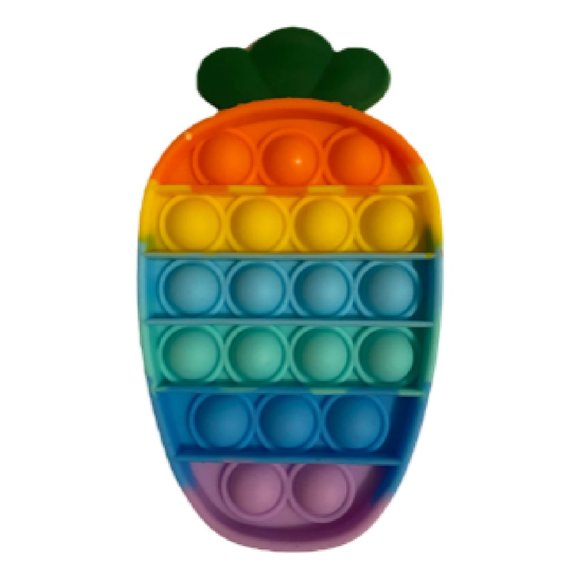 Fidget Toy Carrot Pop Its - Picture 1 of 1